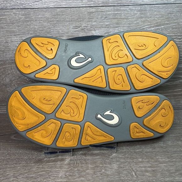 Olukai Nohea Mesh Mens Size 9/EU 42 Dark Shadow Slip On Collapsible Heel Sneaker - Picture 7 of 12